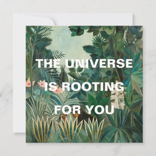 緑のジャングル絵画の宇宙が活発化している (正面)