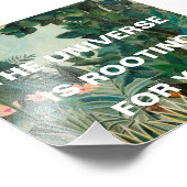 緑のジャングル絵画の宇宙は発根葉書 フォトプリント            (角)