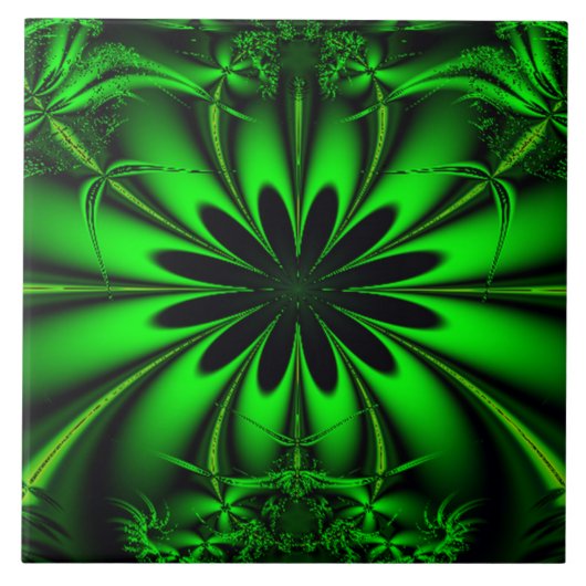 緑のジャングル タイル (正面)