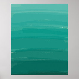 緑のスイープグラデーション ポスター