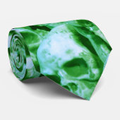 緑のスカル ネクタイ (ロール)