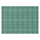 緑のスクロール作業パターンの使用 テーブルクロス (正面(横))