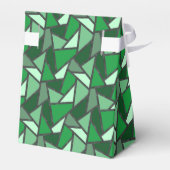 緑のステンドグラス模様の色合い フェイバーボックス (裏面サイド)