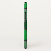 緑のステンドグラス模様の色合い Case-Mate iPhoneケース (裏面/右)