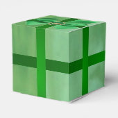 緑のステンドグラス フェイバーボックス (裏面サイド)