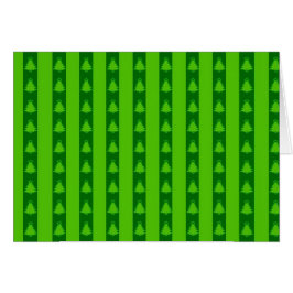 緑のストライプのクリスマスツリーパターン