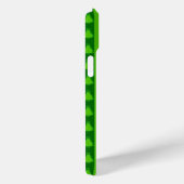 緑のストライプのクリスマスツリーパターン Case-Mate iPhoneケース (裏面 / 右)