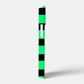 緑のストライプパターン Case-Mate iPhoneケース (裏面 / 右)