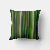 緑のストライプ クッション (裏面)