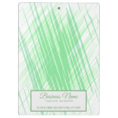 緑のストライプ クリップボード (裏面)