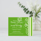 緑のストライプ; ストライプの; アロハ インビテーションポストカード (スタンド正面)