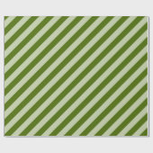 緑のストライプ ラッピングペーパー (フラット)