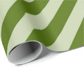 緑のストライプ ラッピングペーパー (ロールコーナー)
