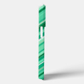 緑のストライプ Case-Mate iPhoneケース (裏面 / 右)