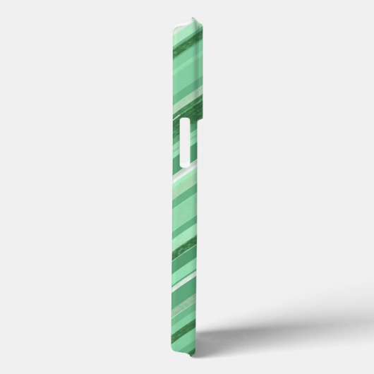 緑のストライプ Case-Mate iPhoneケース (裏面 / 右)