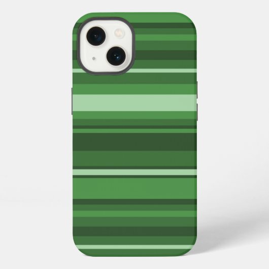 緑のストライプCase-Mate iPhoneケース iPhone 13ケース (裏面)