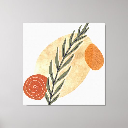 緑のストローボホ キャンバスプリント (正面)