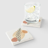 緑のストローボホ ストーンコースター (横)