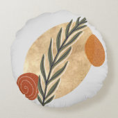 緑のストローボホ ラウンドクッション (裏面)