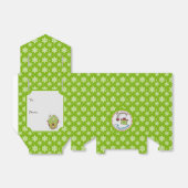 緑のスノーフレークのクリスマスプレゼントのお願いボックス フェイバーボックス (折り畳みなし)