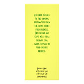 緑のスパイラルスクラッチ ラックカード (裏面)