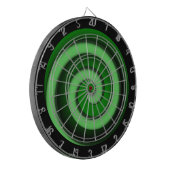 緑のスパイラルゾーン ダーツボード (正面左)
