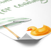 緑のスプラッシュありがとうござ来う ポスター (角)