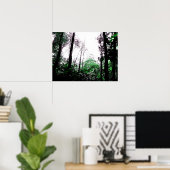 緑のスプラッシュ ポスター (ホームオフィス)