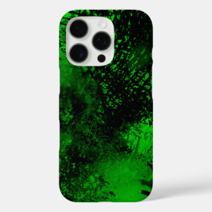 緑のスプレー絵を描効果iPhone 16ケース iPhone 16 Proケース