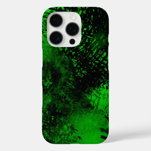 緑のスプレー絵を描効果iPhone 16ケース Case-Mate iPhoneケース (裏面)