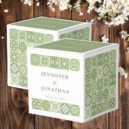 緑のスペインのタイル優先ボックス フェイバーボックス