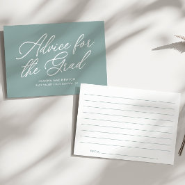 緑のスモダンクリプト卒業 アドバイスカード