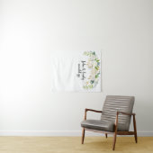 緑のセレモニー写真ブースサマー結婚ズ・デコール タペストリー (インサイチュ(横))