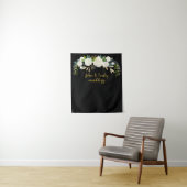 緑のセレモニー写真ブース秋の結婚式デコール タペストリー (インサイチュ)