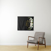 緑のセレモニー写真ブース秋の結婚式デコール タペストリー (インサイチュ(横))