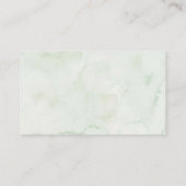 緑のセージ物語の本ベビーシャワーおむつラッフル エンクロージャーカード (裏面)