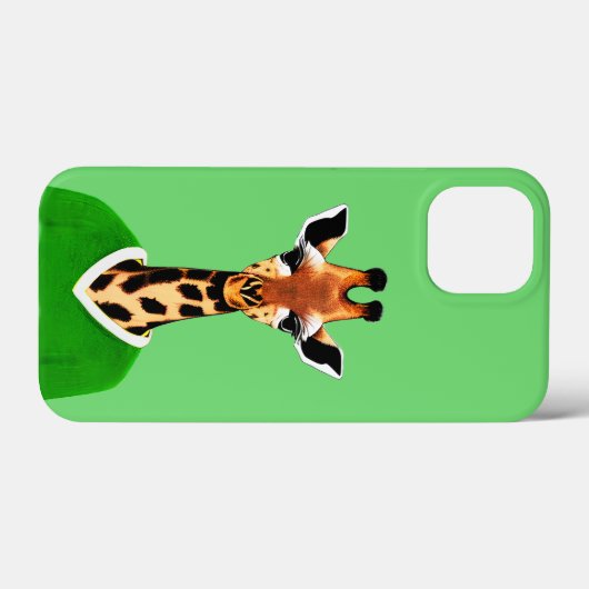 緑のセーターを着たかわいいキリン Case-Mate iPhoneケース (裏面 (横))