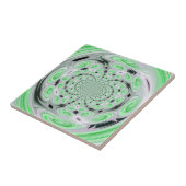 緑のソフトクラウド渦巻きタイル タイル (側面)