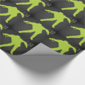 緑のゾンビ ラッピングペーパー (角)