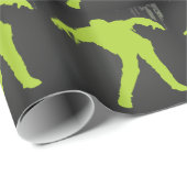 緑のゾンビ ラッピングペーパー (ロールコーナー)