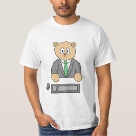 緑のタイの会社員 Tシャツ