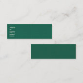 緑のタイル-スキニー スキニー名刺 (正面/裏面)
