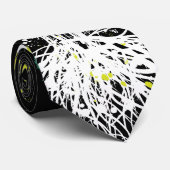 緑のタイ生命の樹-黒の… ネクタイ (ロール)