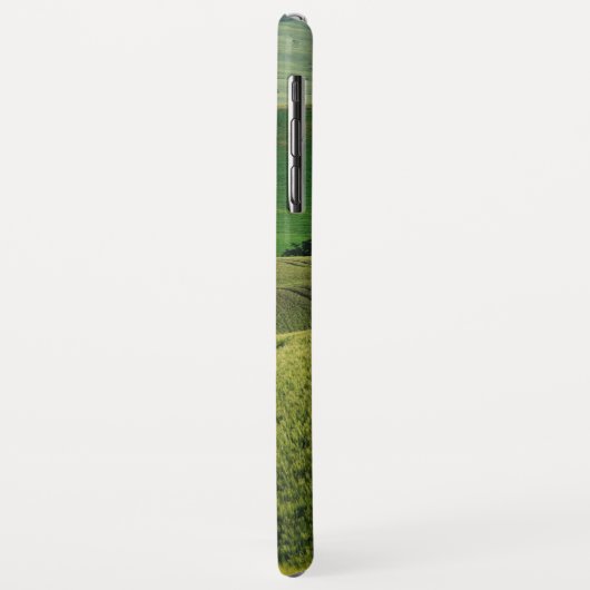 緑のタスカニーのiPhoneの箱の曲線ライン Case-Mate iPhoneケース (裏面/左)