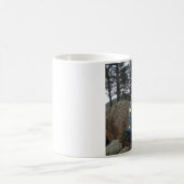 緑のタラの彫像のマグ コーヒーマグカップ (中央)