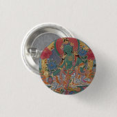 緑のタラボタン 缶バッジ (正面&裏面)