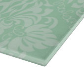 緑のダマスクパターン カッティングボード (角)