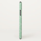 緑のダマスクパターン Case-Mate iPhoneケース (裏面/右)