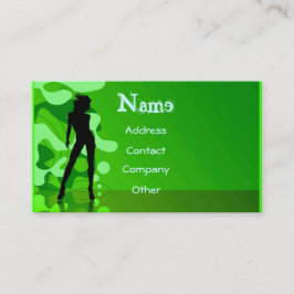緑のダンサー 名刺