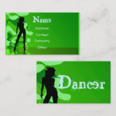 緑のダンサー 名刺 (正面/裏面)